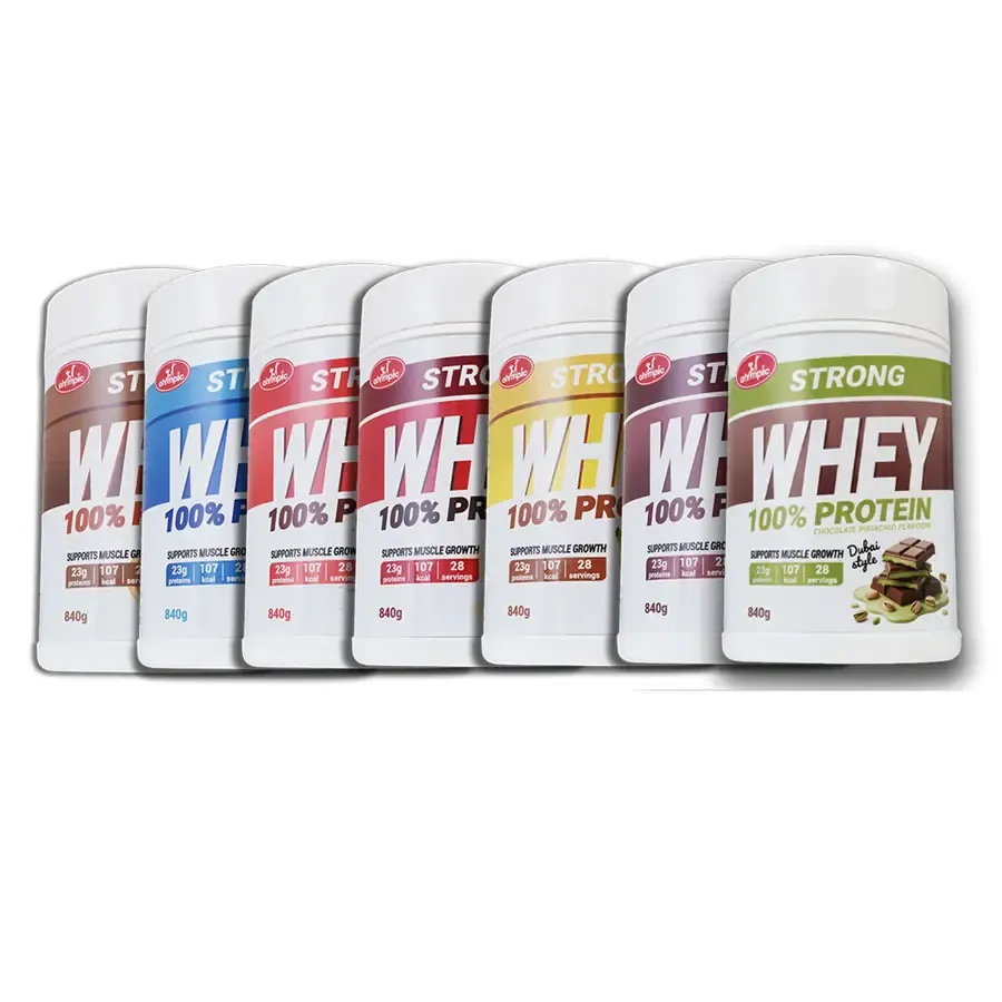Strong Protein WHEY: Olympic Strong Whey Protein 100%, 840g